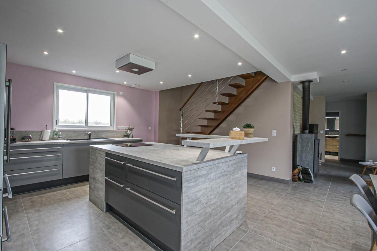 Kokana Modern Holiday Home Englesqueville-la-Percee Bagian luar foto