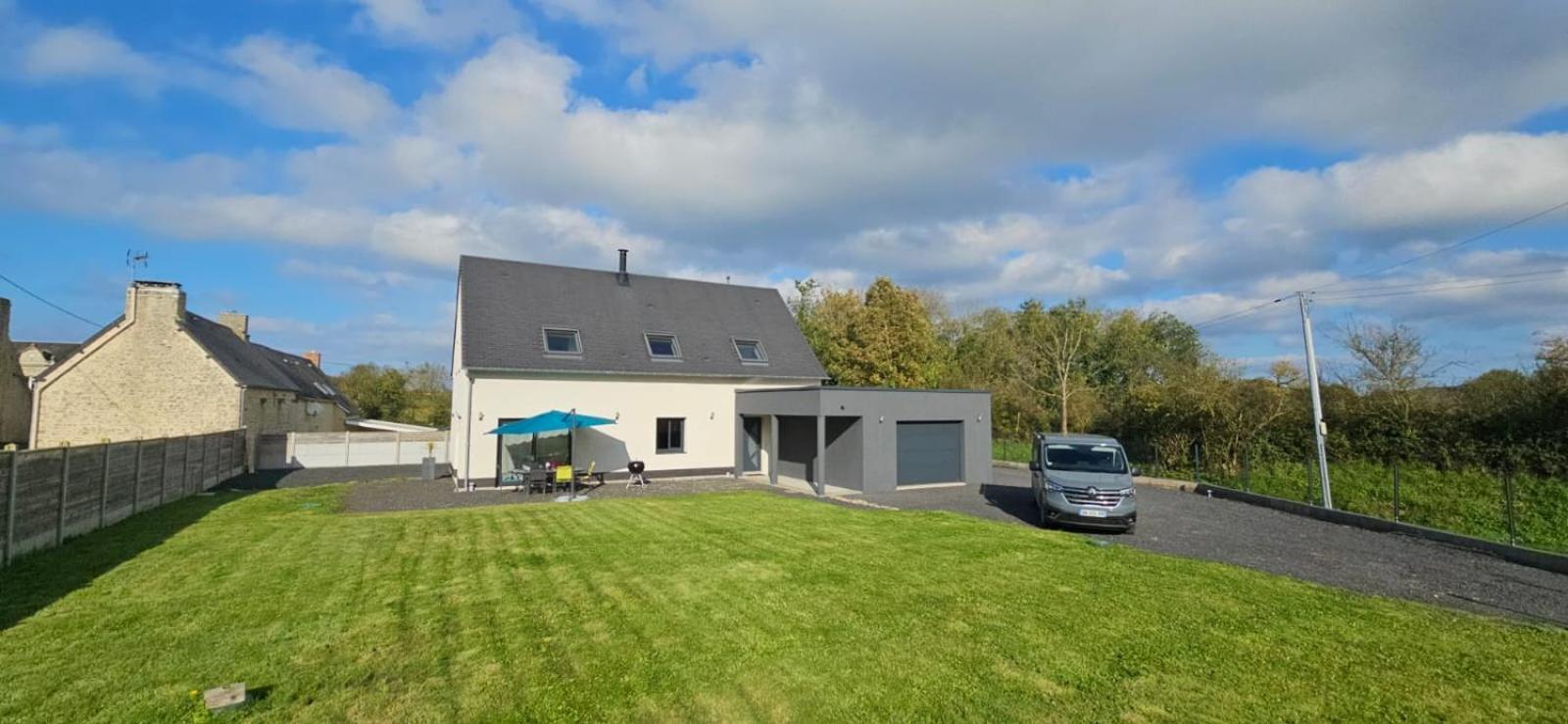 Kokana Modern Holiday Home Englesqueville-la-Percee Bagian luar foto